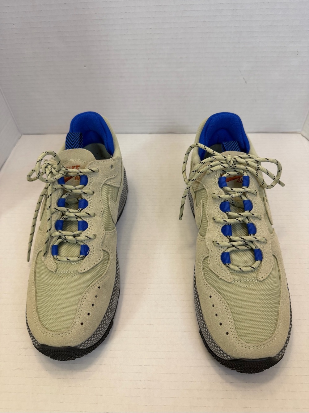 Nike Air Force 1 Wild Olive Aura Aquarius Blue Womens Size 7